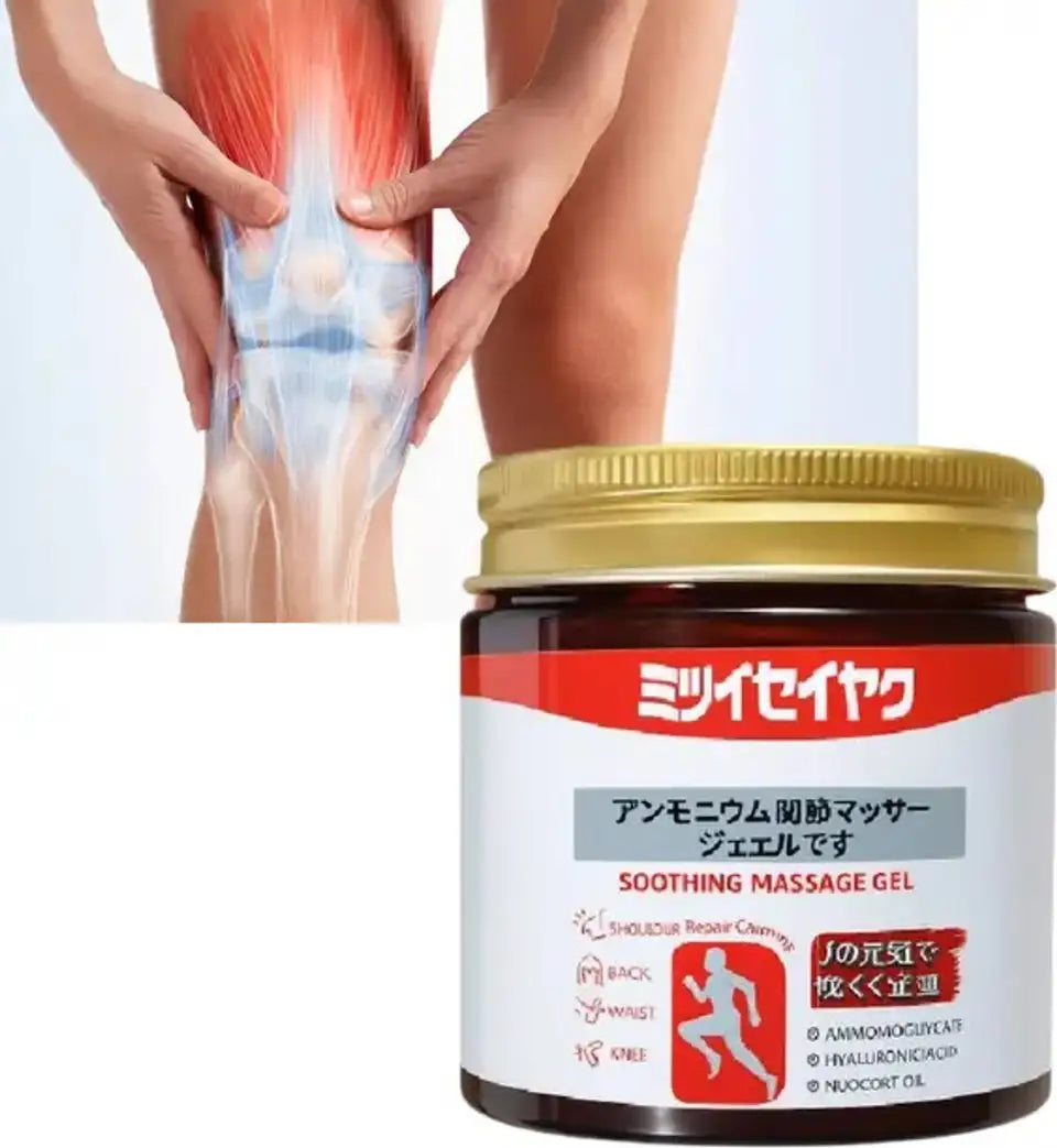 Japanese pain relief soothing gel for massage