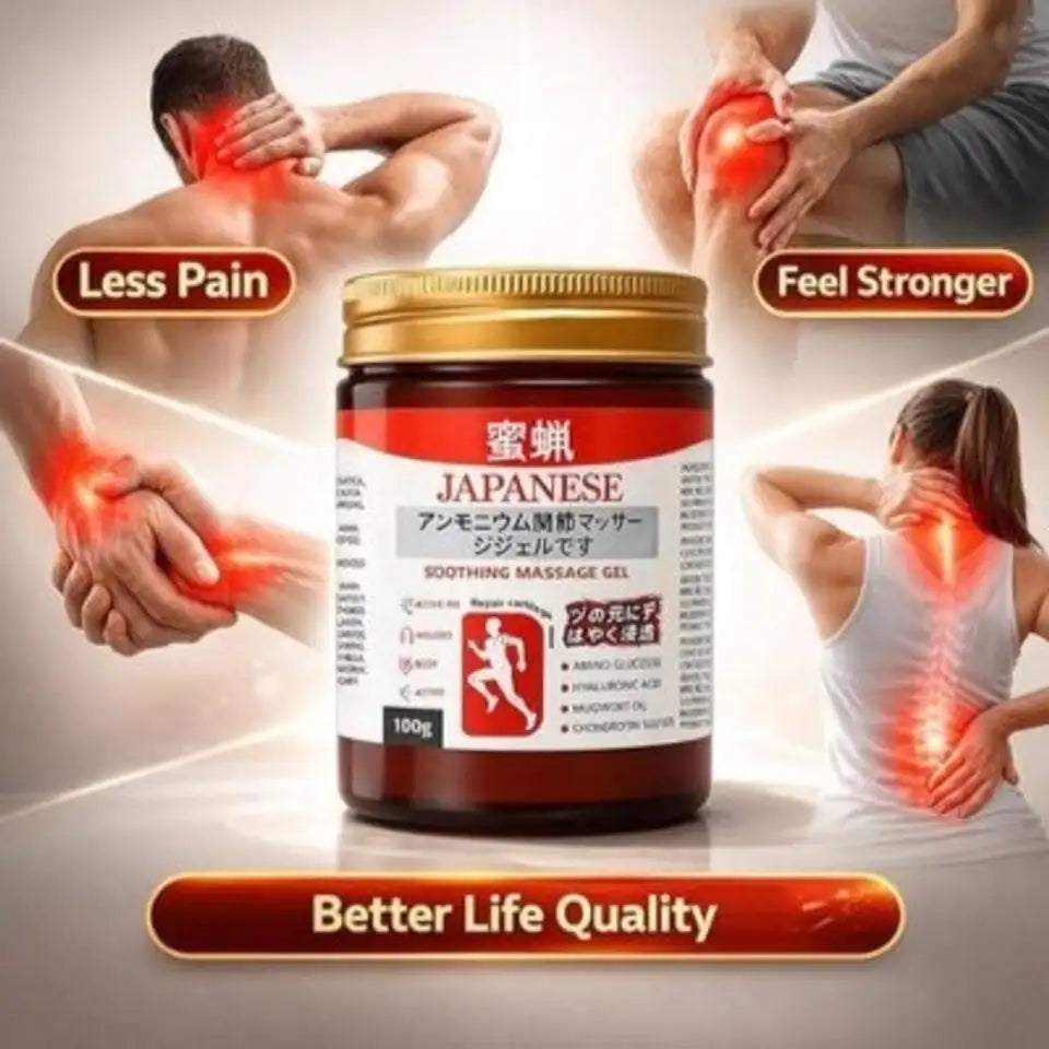 Japanese instant pain relief soothing massage gel (BUY1 GET1 FREE)