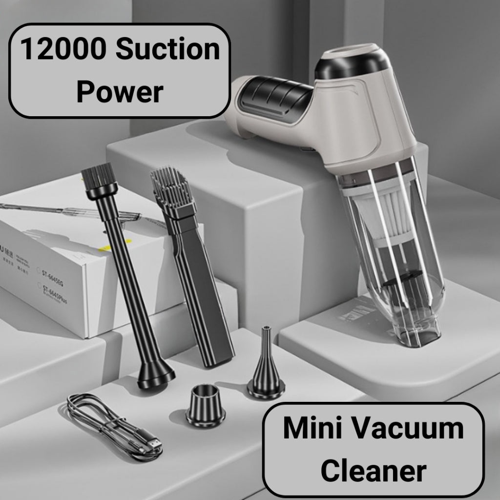 3 in 1 Mopping Vacuum Blower with Mini Dust Buster USB Portable Vacuum Cleaner Dry and Wet